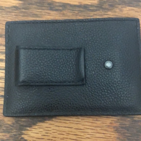 Coach smooth calf leather 2 slots money clip NEW - Picture 2 of 4